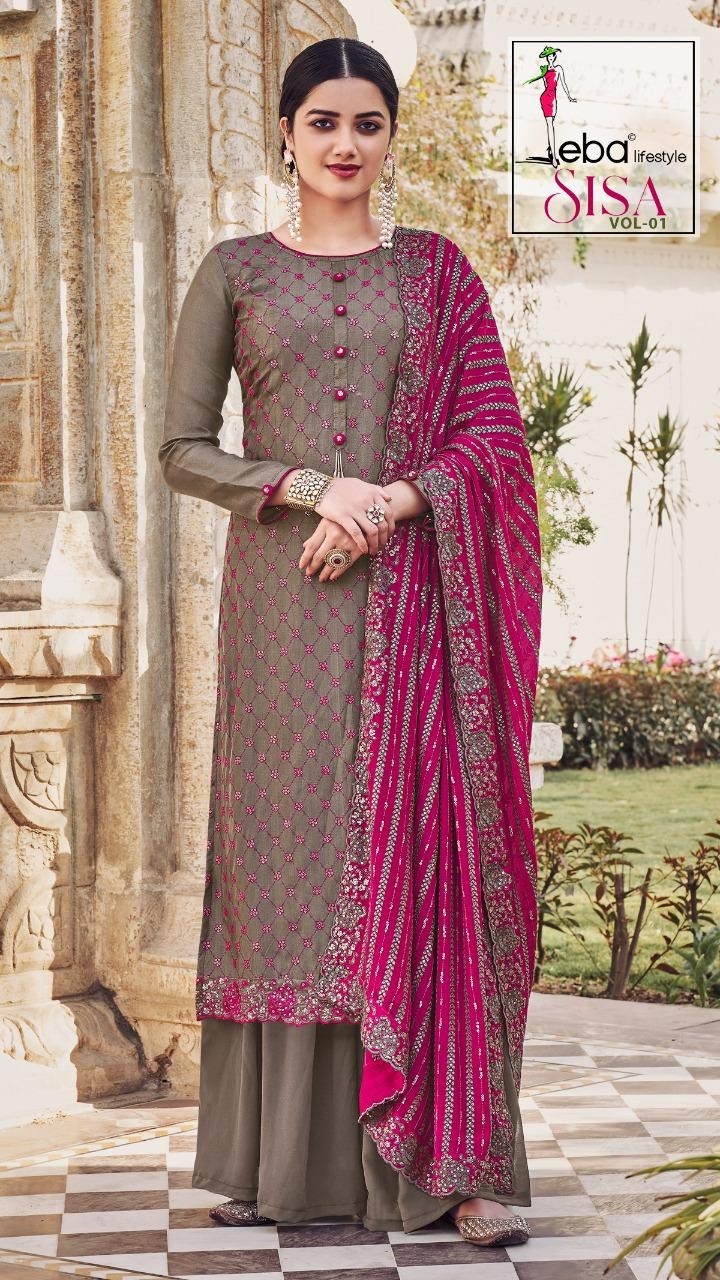 EBA LIFESTYLE SISA VOL-1 1293 SALWAAR SUITS WHOLESALE ONLINE SHOPPING