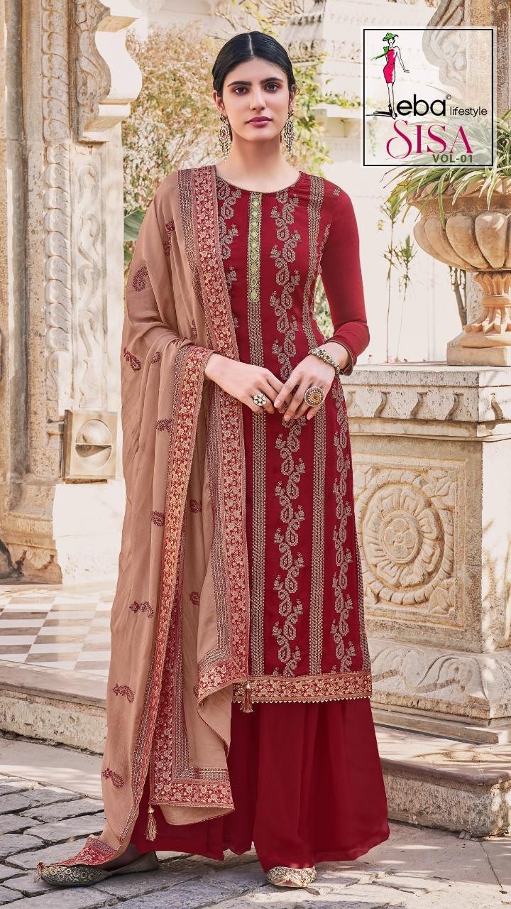 EBA LIFESTYLE SISA VOL-1 1294 SALWAAR SUITS WHOLESALE SURAT