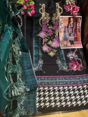 DEEPSY -1096-FIRDOUS URBANE-3 KARACHI SUIT CHIFFONE PRINT