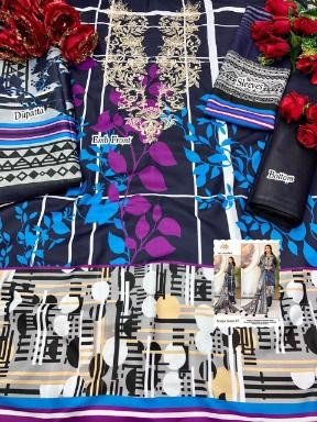 AL AMRA ZF ANAYA LAWN-07 KARACHI SUIT SPLENDID QUALITY