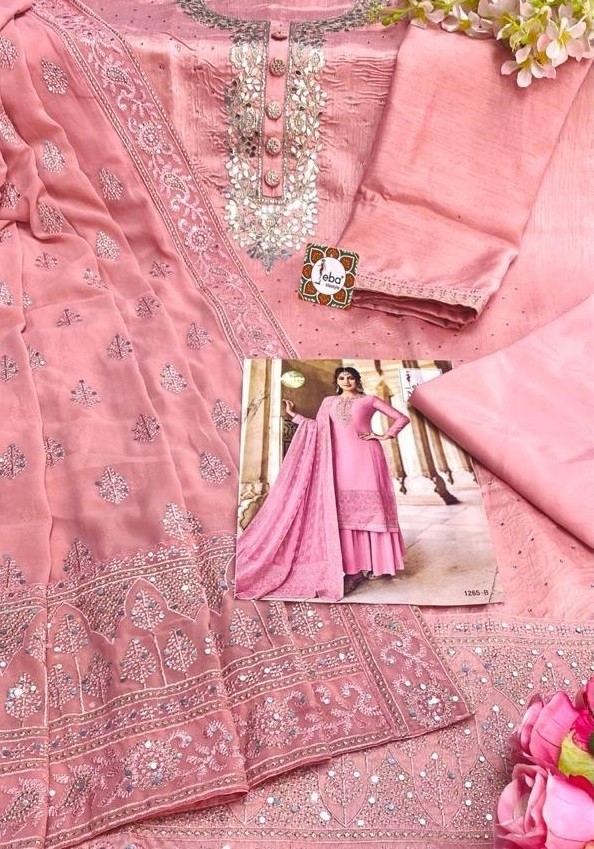 EBA LIFESTYLE NYRA VOL-1 PINK PAKISTANI SUITS WHOLESALE