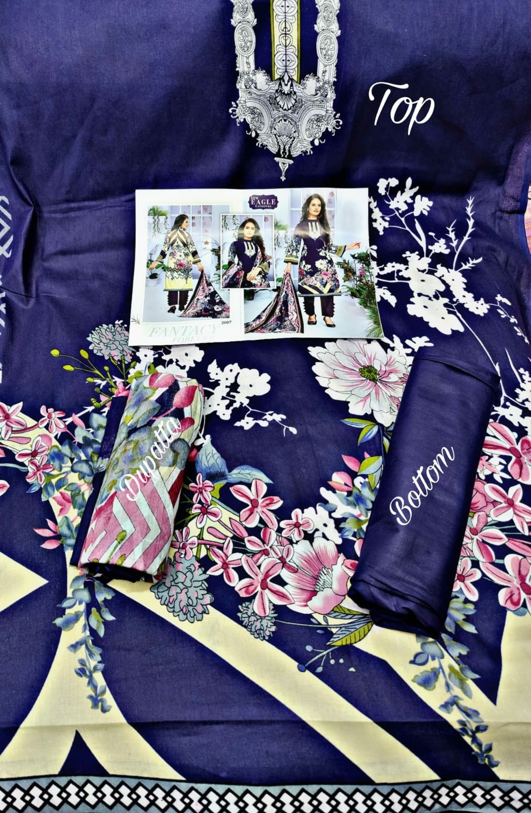 NEW EAGLE COLLECTION 2001 TO 2010 INAYA VOL-2 KARACHI PRINT SUIT WHOLSALE