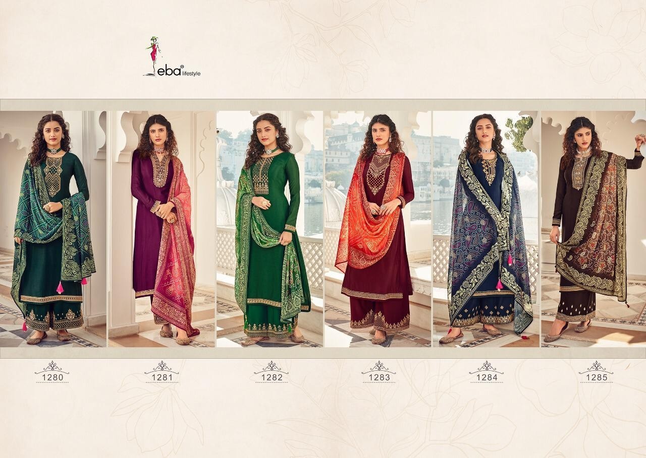 EBA LIFESTYLE RANG BANDHEJ 1285 PAKISTANI SALWAAR KAMEEZ