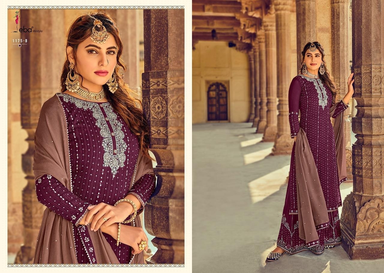 EBA LIFESTYLE HURMA VOL-34 1175-B SALWAAR KAMEEZ WHOLESALE ONLINE SURAT