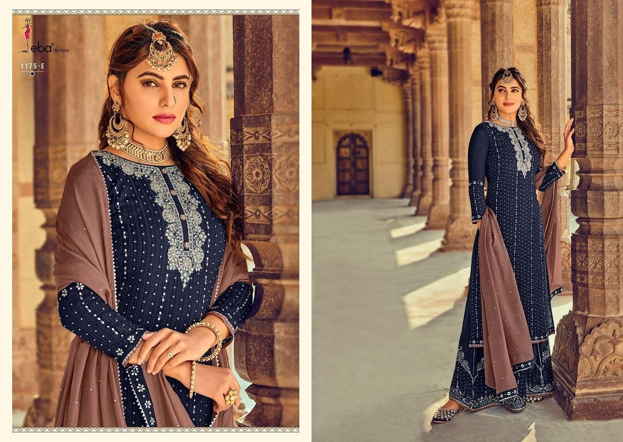 EBA LIFESTYLE HURMA VOL-34 1175-E SALWAAR KAMEEZ SUPPLIER INDIA