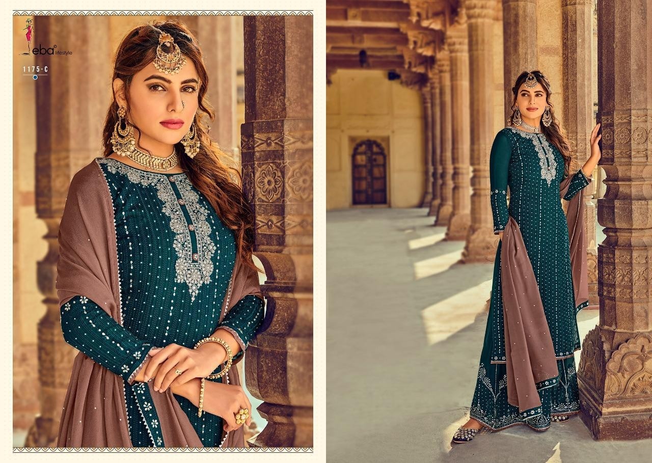 EBA LIFESTYLE HURMA VOL-34 1175-C SALWAAR KAMEEZ SURAT