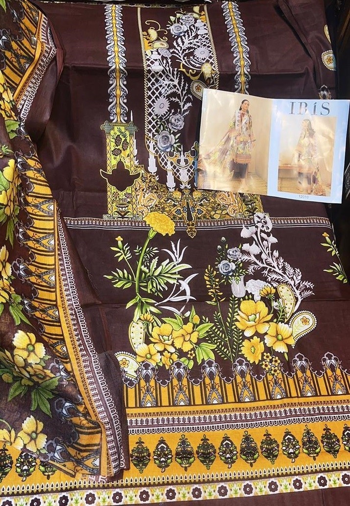 IRIS VOL-12 12010 KARACHI SUITS MANUFUCTRE