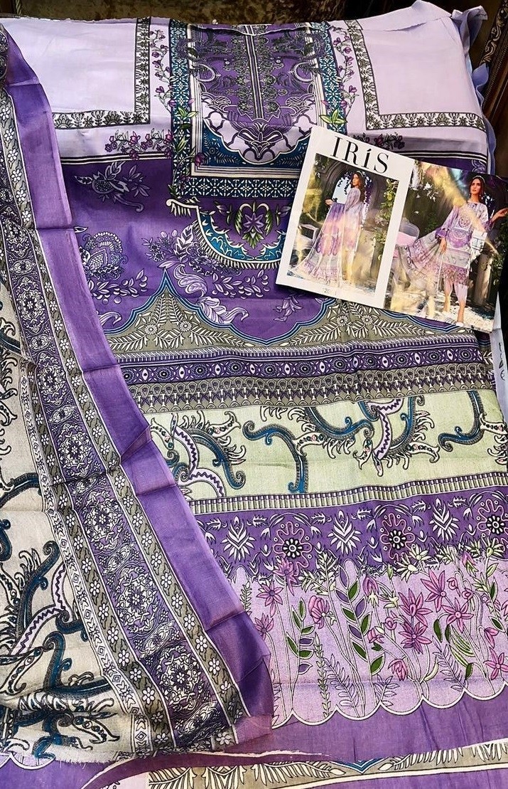 IRIS VOL-12 12008 KARACHI SUITS MANUFUCTRE
