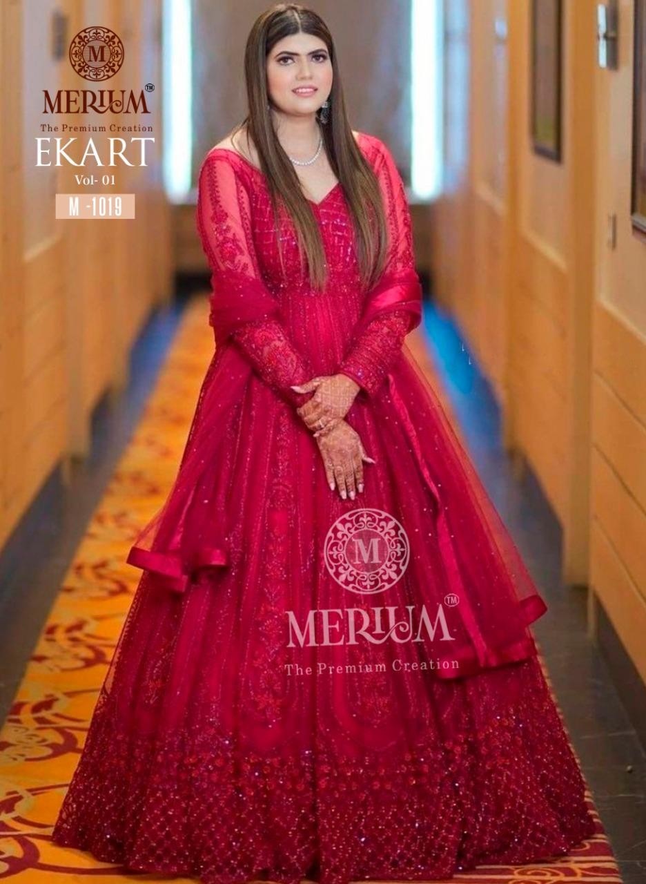 MERIUM EKART VOL-1 M-1019 WHOLESALE SALWAAR KAMEEZ IN SURAT