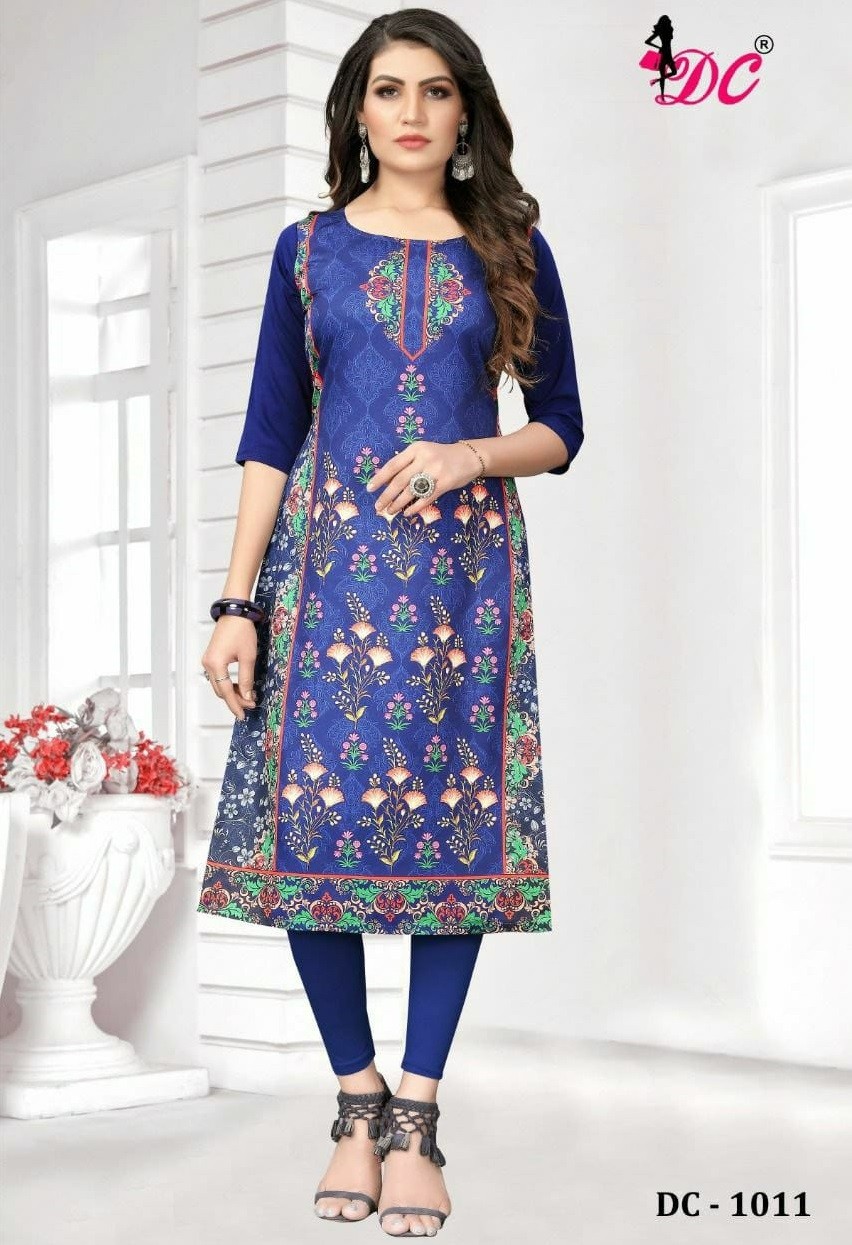 DC-1011 CREPE KURTI GUARANTEE OF QUALITY WHOLESALE