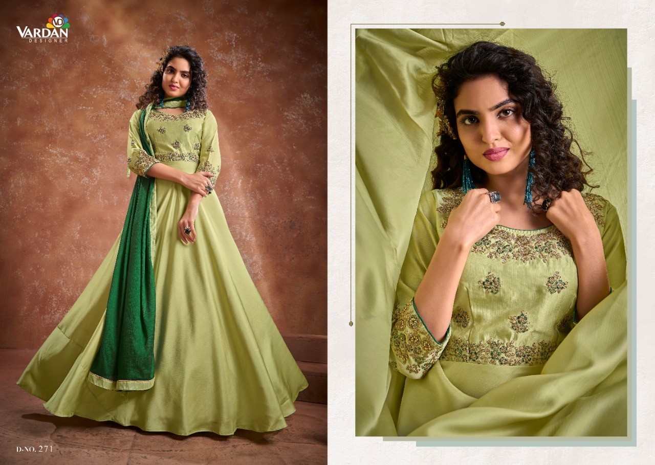 VARDAN DESIGNER KAVI VOL-1 271 TO 272 WHOLESALE KURTIS SINGALE MANUFACTURE IN SURAT