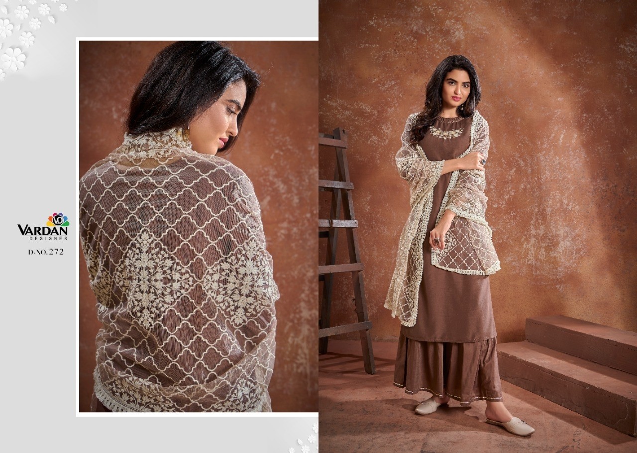 VARDAN DESIGNER KAVI VOL-1 271 TO 272 WHOLESALE KURTIS SINGALE MANUFACTURE IN SURAT