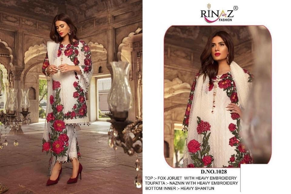 RINAZ FASHION 1028 PAKISTANI SUITS WHOLESALE