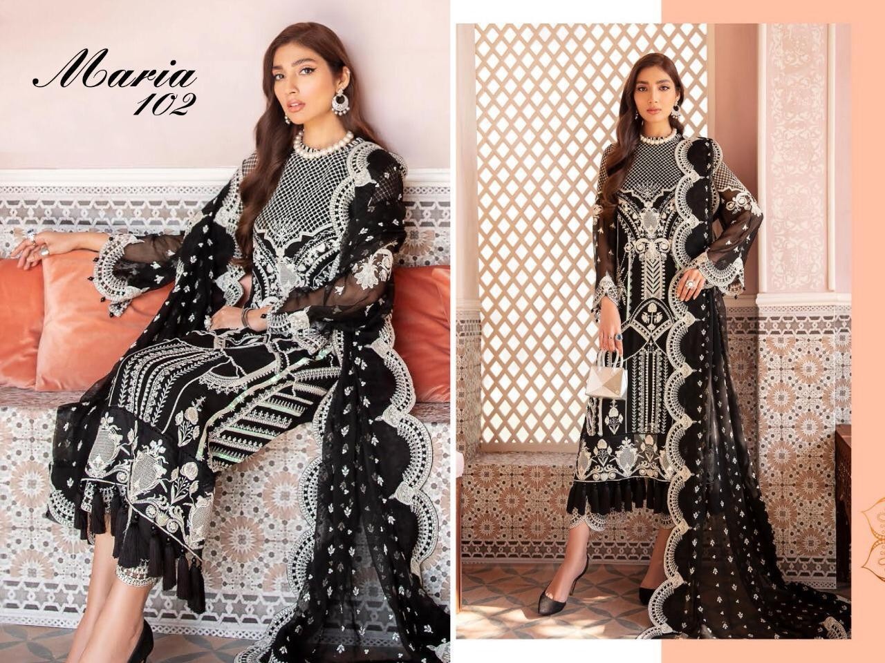 MARIA102 PAKISTANI SUITS BOOK YOUR ORDERS FAST