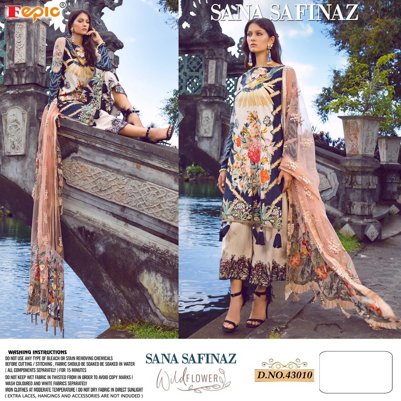 FEPIC SANA SAFINAZ WOLDFLOWER 43010 PAKISTANI SUITS IN SURAT
