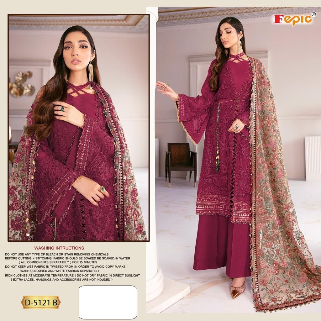 FEPIC ROSEMEEN FLOWERPOT D-5121 B PAKISTANI SUITS DEALER WHOLESALE