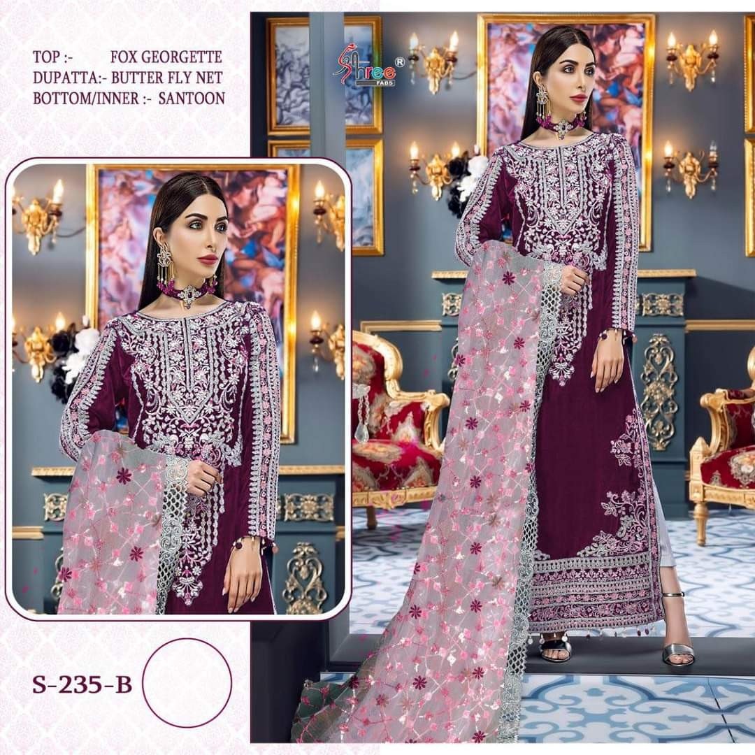 SHREE FABS S-235 B SALWAAR KAMEEZ DEALER IN SURAT