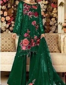 KHAYYIRA ZARQASH EID FESTIVE COLLECTION 2036-B PAKISTANI SUITS BUTTERFLY NET DEALER