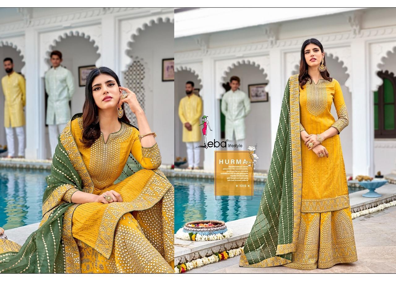EBA LIFESTYLE HURMA-35 1315 PAKISTANI SUITS ONLINE DEALER