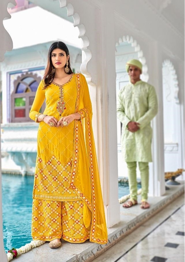 EBA LIFESTYLE HURMA-35 1318 PAKISTANI SUITS PALLAZO