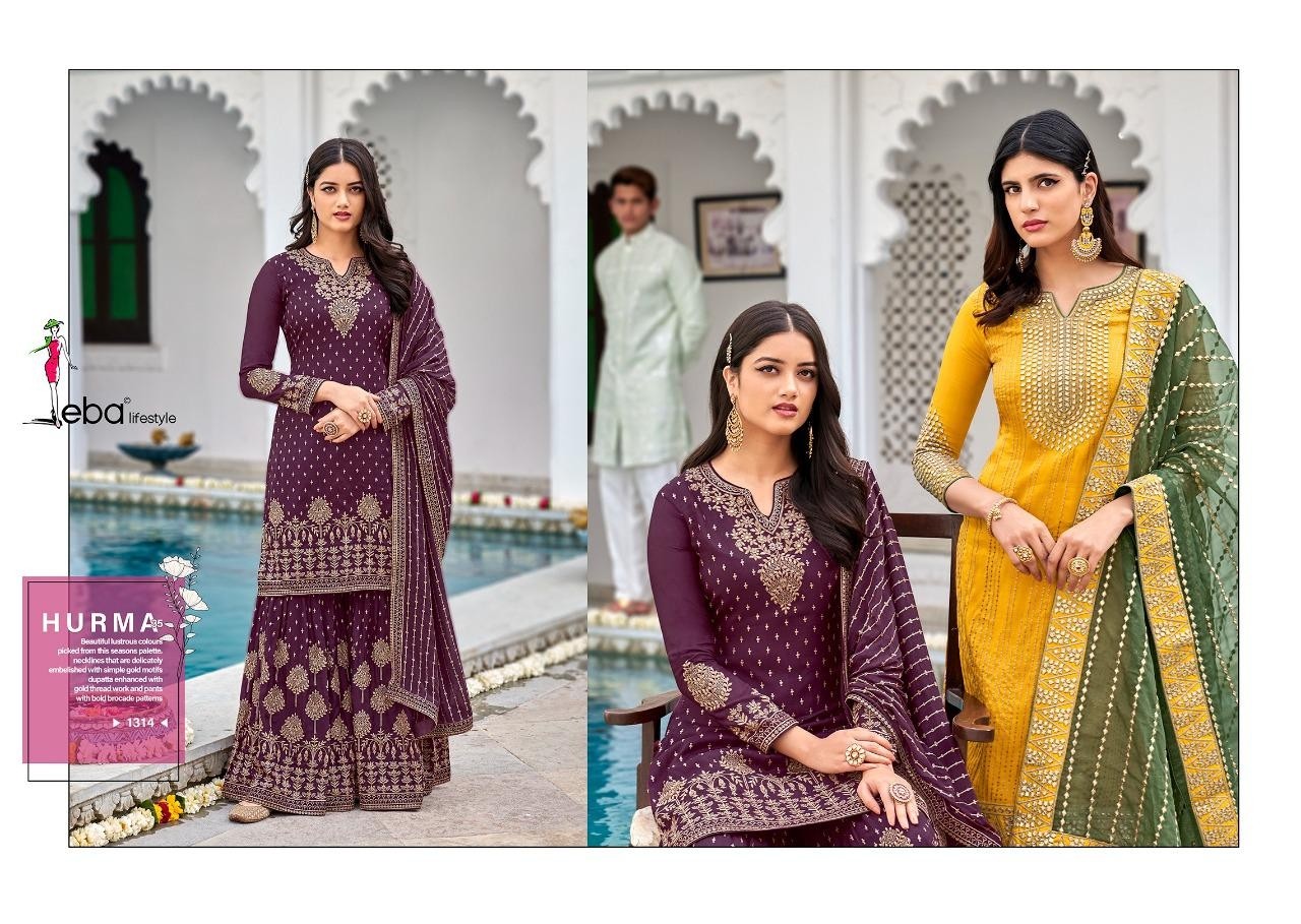 EBA LIFESTYLE HURMA-35 1314 PAKISTANI SUITS WHOLESALE ONLINE DEALER