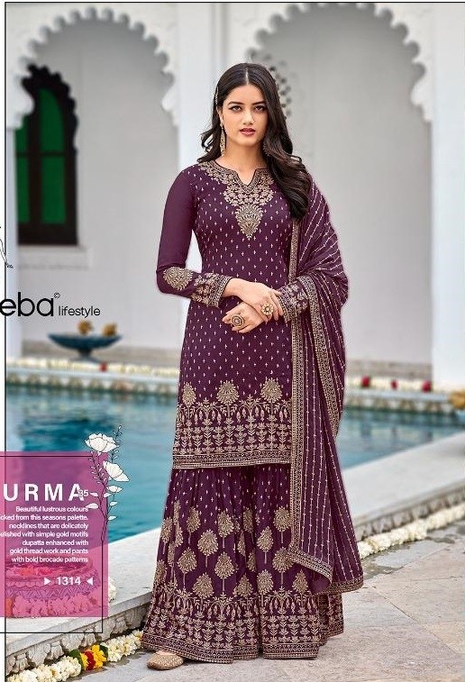 EBA LIFESTYLE HURMA-35 1314 PAKISTANI SUITS WHOLESALE ONLINE DEALER