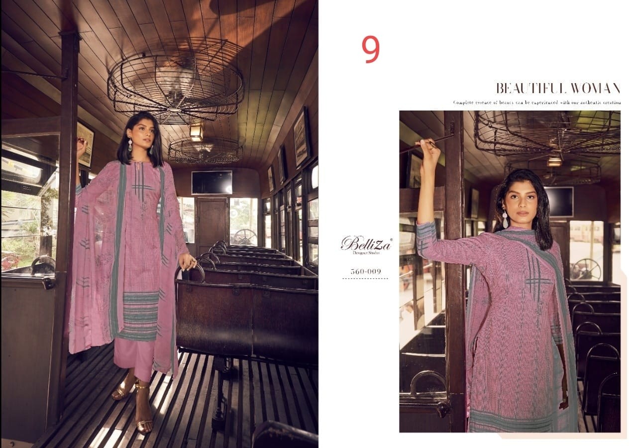 BELLIZA DESIGNER STUDIO NAZRANA 560009 WHOLESALE DEALER 100% PURE COTTON