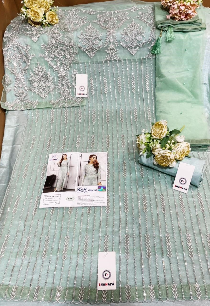 SHANAYA ROSE ANAYA S 46 BRIDAL PAKISTANI SUITS BEST WHOLESALER PRICE