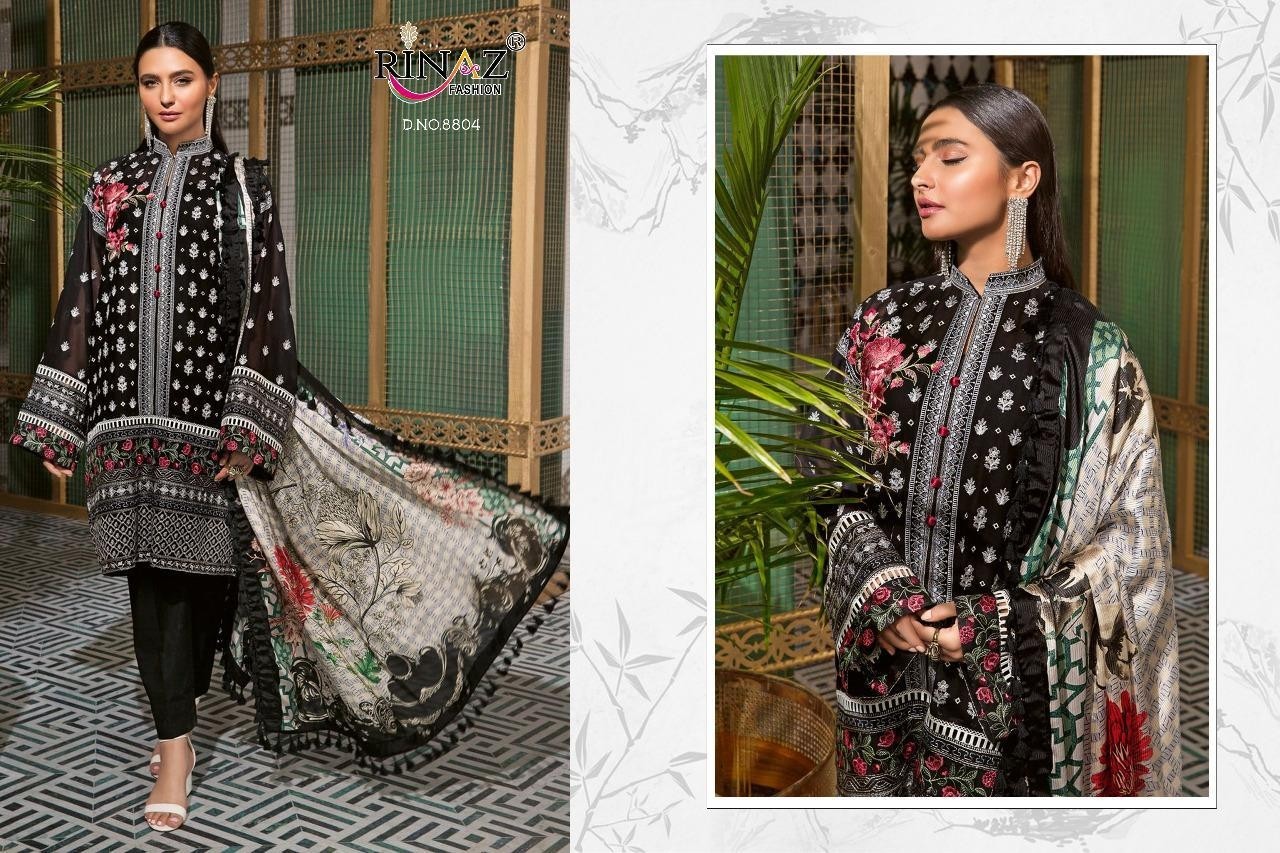 RINAZ FASHION BLACK COIN 8804 PAKISTANI SUITS DEALER