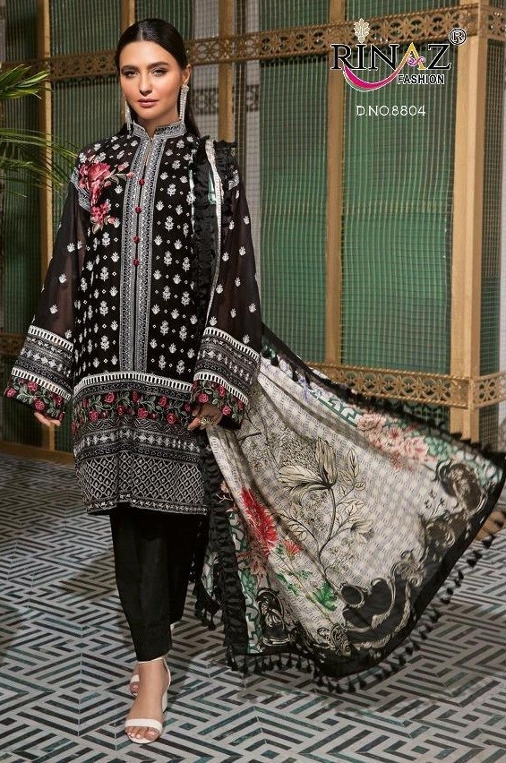 RINAZ FASHION BLACK COIN 8804 PAKISTANI SUITS DEALER