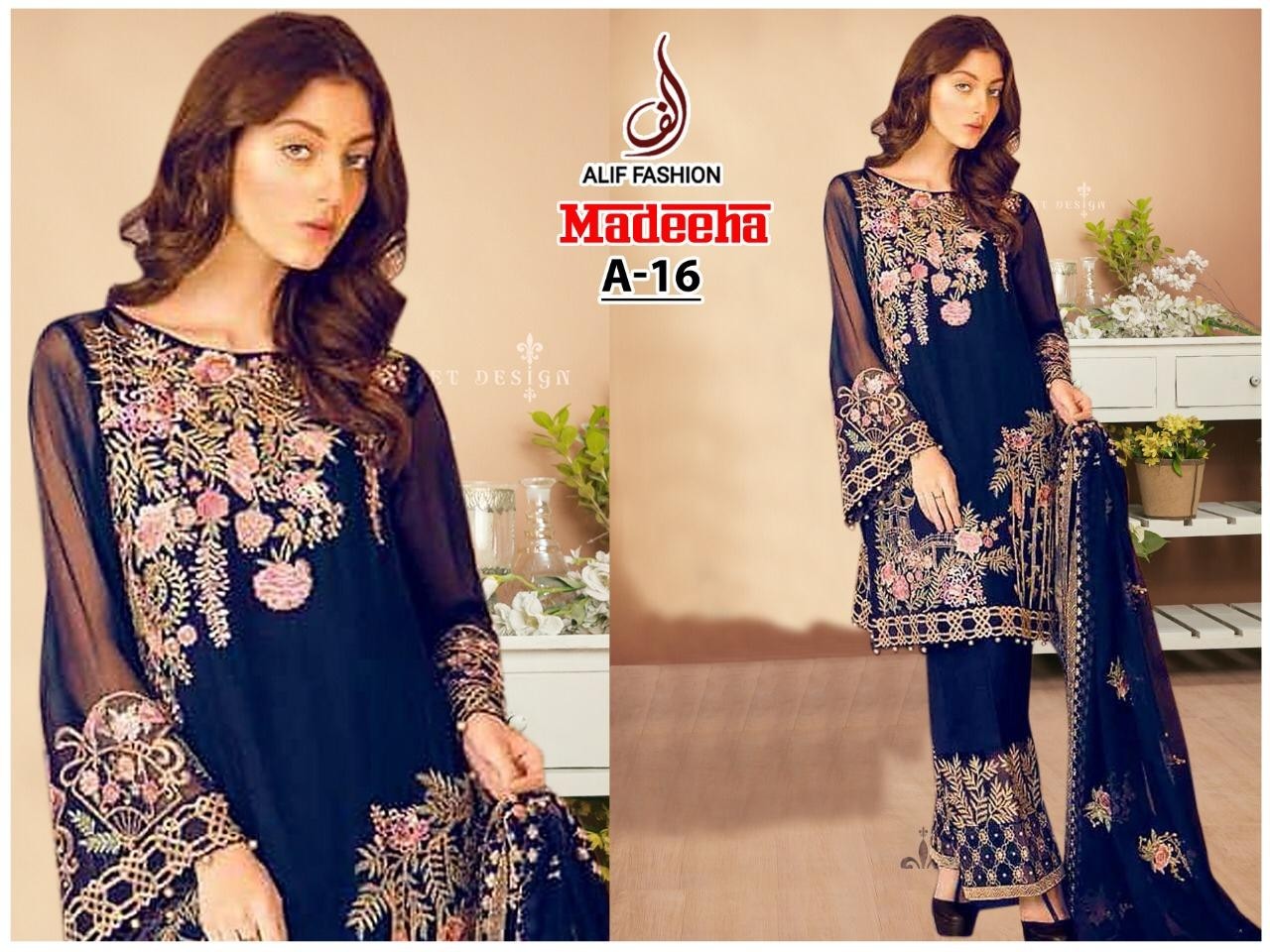 ALIF FASHION A-16 SALWAAR KAMEEZ BUY ONLINE