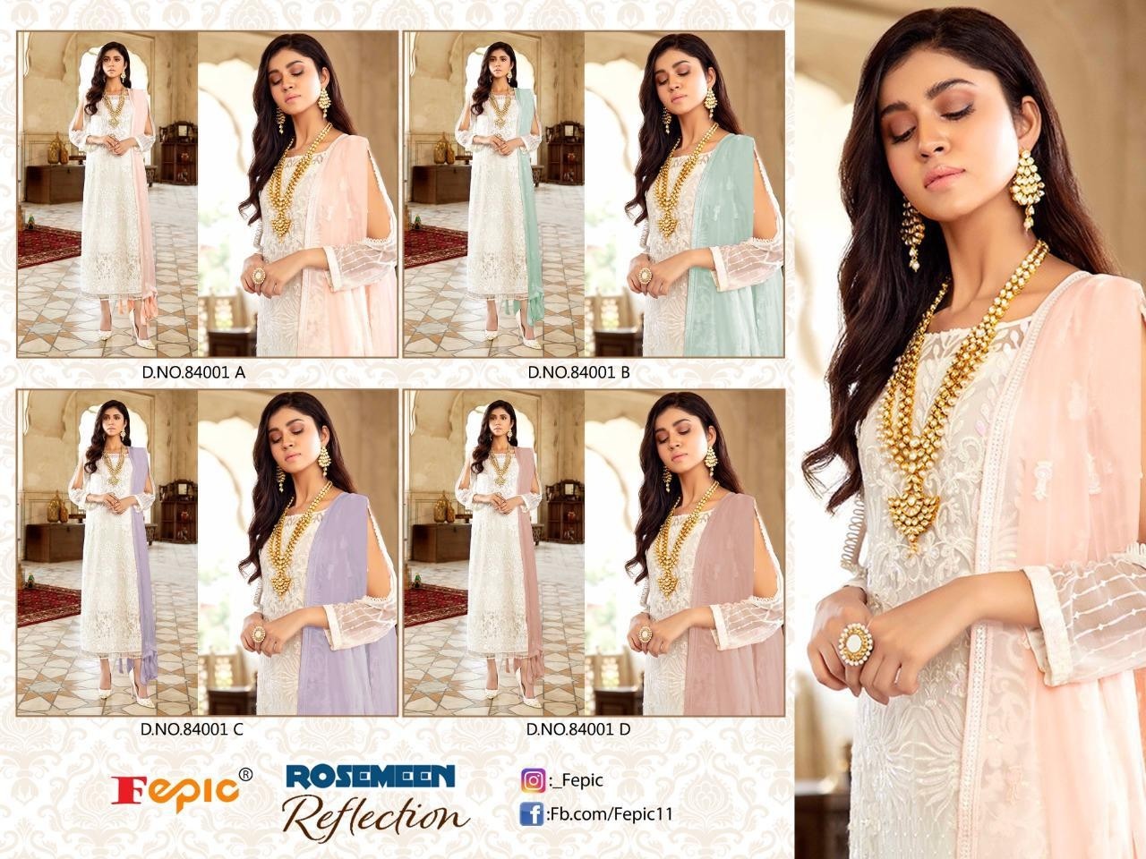 FEPIC ROSEMEEN SHADES OF REFLACTION 84001-C SALWAAR KAMEEZ ONLINE DEALER