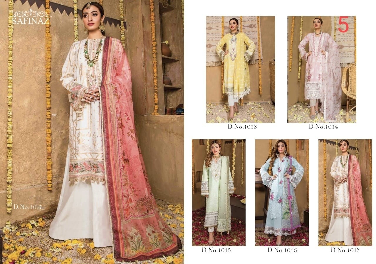 SAFINAZ MUZLIN LAWN COLLECTION 21 1017 SALWAAR KAMEEZ