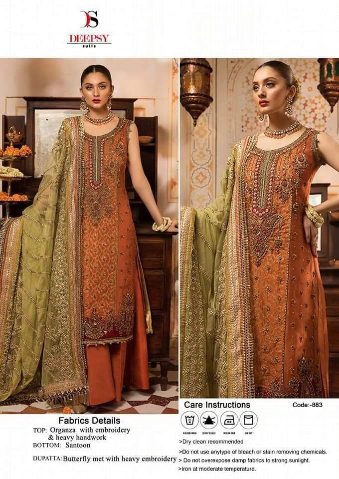 DEEPSY SUITS 883 SALWAAR KAMEEZ WHOLESALE DESIGN IN MULTIPLE