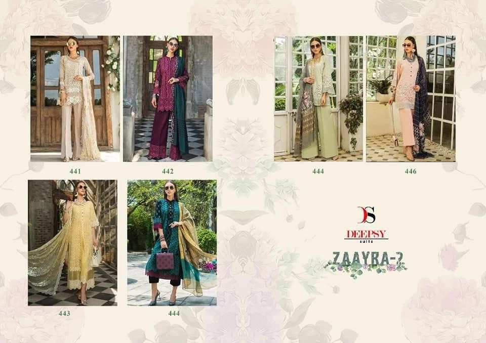 DEEPSY SUITS ZAAYAR-2 443 WHOLESALE SALWAAR KAMEEZ