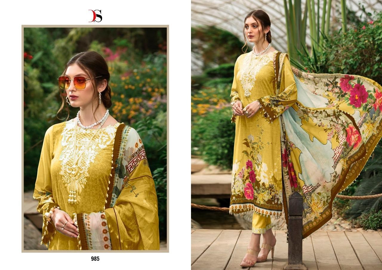 DEEPSY -985-FIRDOUS-11 KARACHI SUIT PRINTED