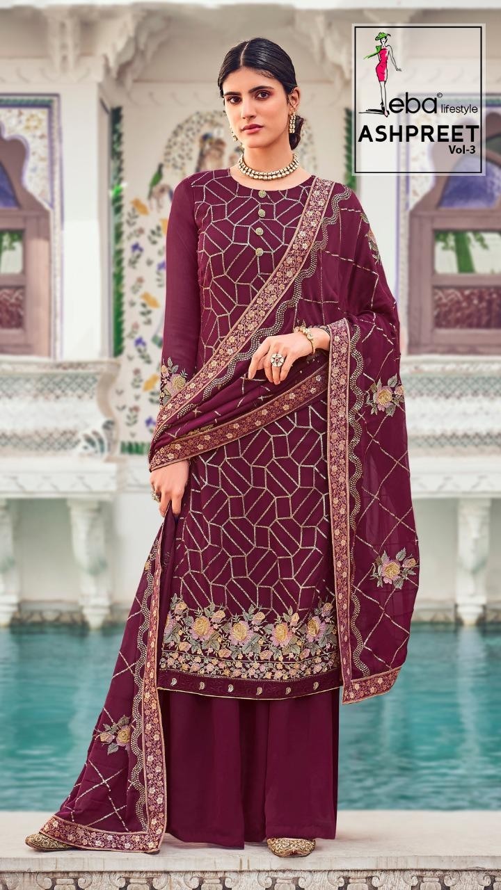 EBA LIFESTYLE ASHPREET VOL-3 1271 ONLINE SALWAAR KAMEEZ AVAILABALE