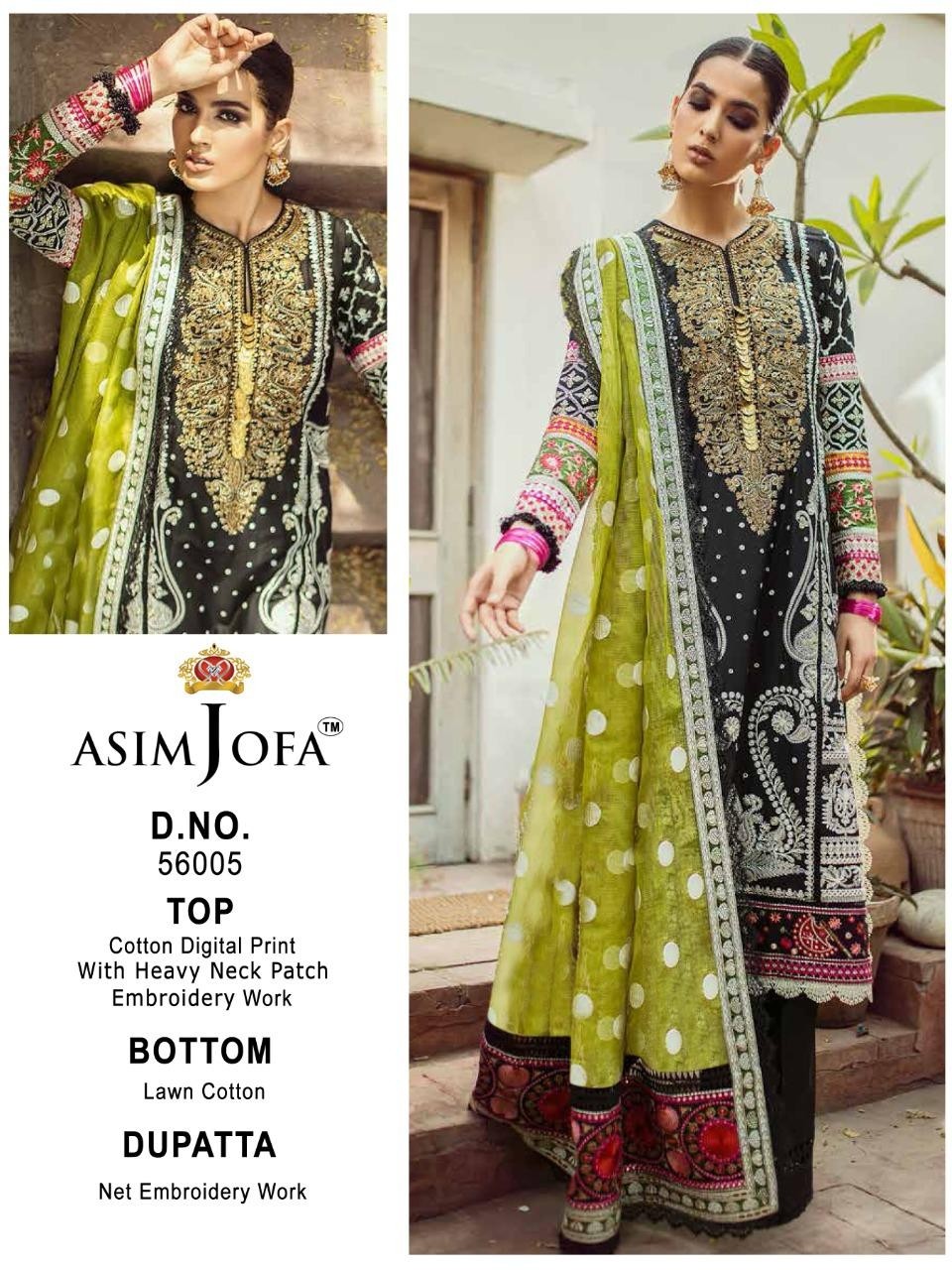 ASIM JOFA JF-56005 SUPLIER PAKISTANI SUITS
