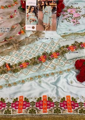 SHREE FAB S-169-F PAKISTANI SUIT SINGAL AVALABALE