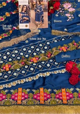 SHREE FAB S-169-C PAKISTANI SUIT SINGAL AVALABALE