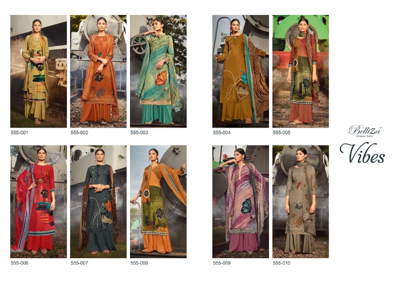BELLIZA DESIGNER STUDIO VIBES RAYON COLLECTION 555-003 SALWAAR KAMEEZ