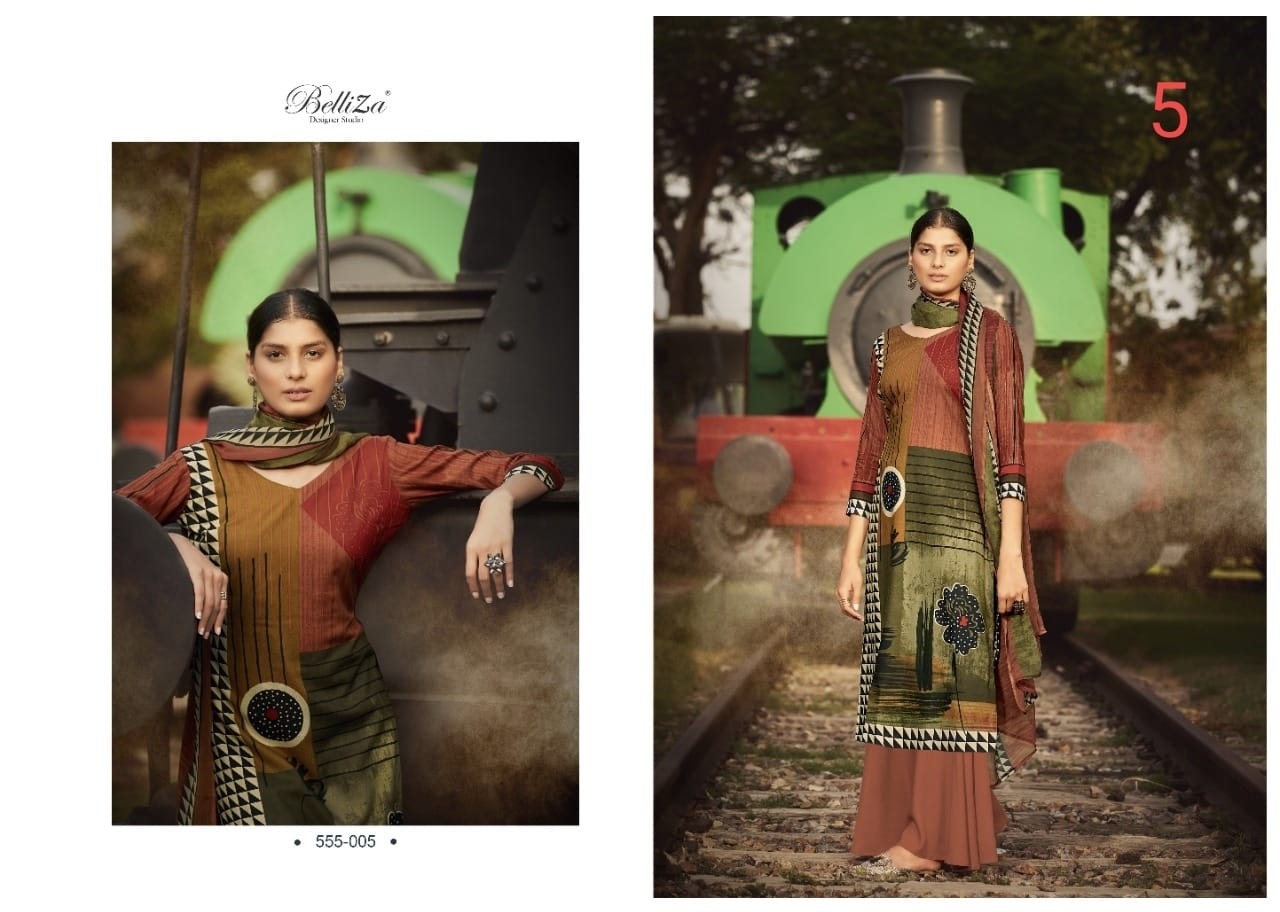 BELLIZA DESIGNER STUDIO VIBES RAYON COLLECTION 555-005 SALWAAR KAMEEZ