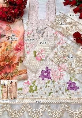 AL AMRA ZF ANAYA LAWN-14 CHIKKANKARI COLLECTTION SALWAR KAMEEZ WHOLESALE