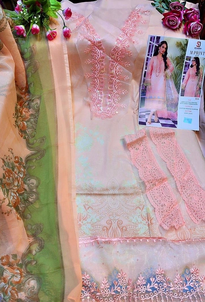 SHRADDHA DESIGNER M-PRINT VOL-9 903 WHOLESALE SALWAAR KAMEEZ