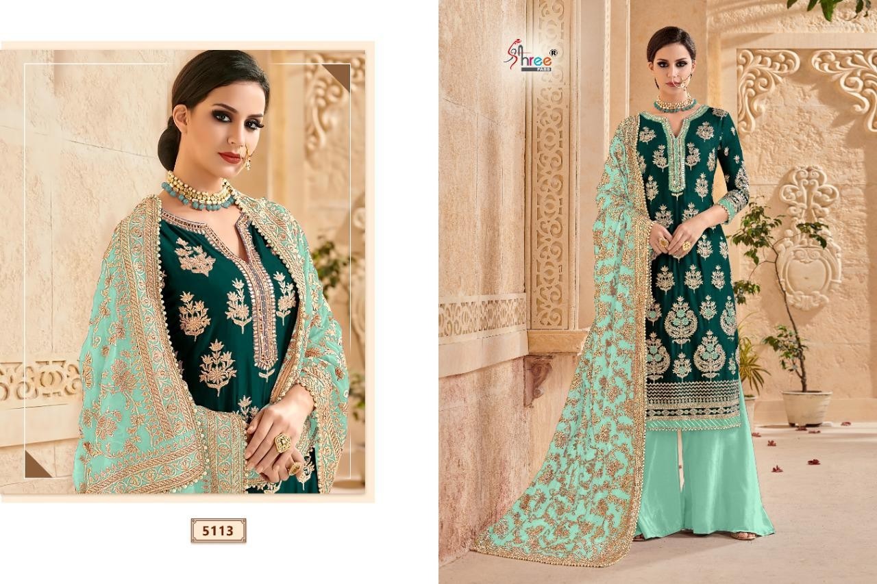 SHREE FABS MUTIYAAR GOLD 5113 MANUFACTURE IN SURAT PAKISTANI SUITS