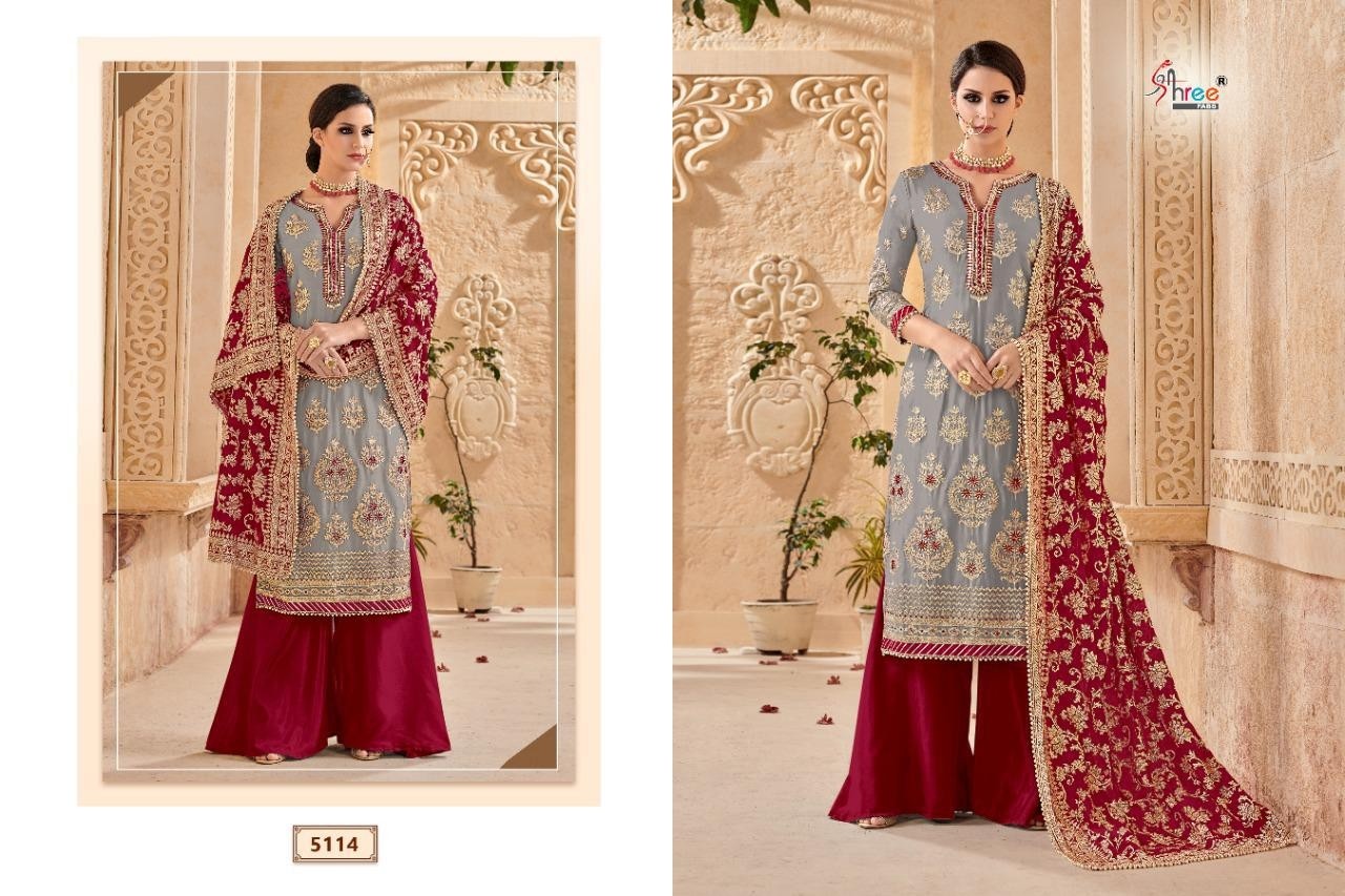 SHREE FABS MUTIYAAR GOLD 5114 MANUFACTURE IN SURAT PAKISTANI SUITS