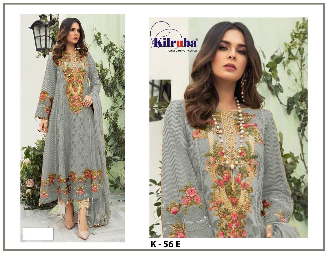 KILRUBA K-56 E PAKISTANI SUITS MANUFACTURE ONLINE