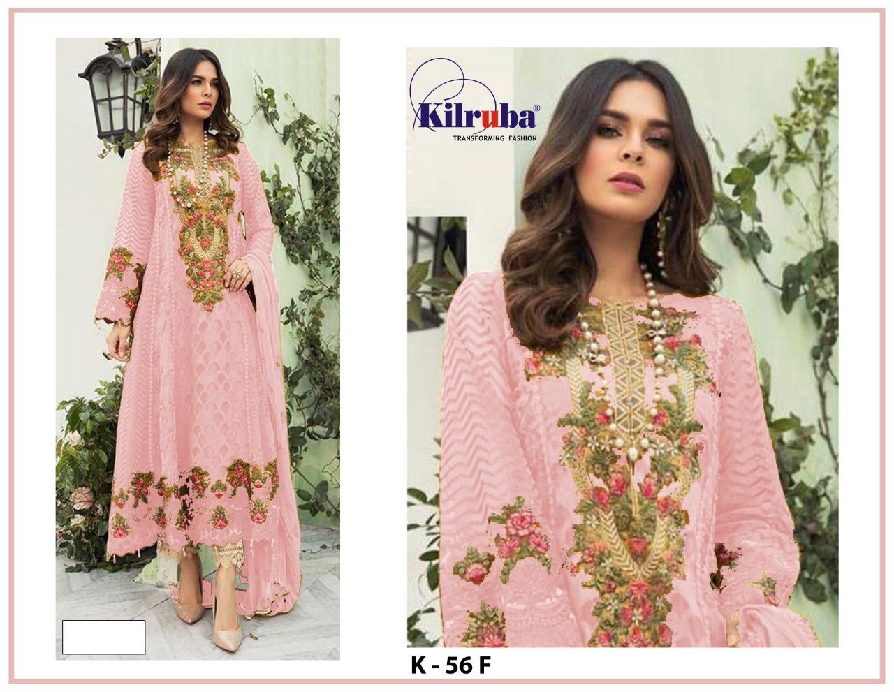 KILRUBA K-56 F PAKISTANI SUITS MANUFACTURE ONLINE
