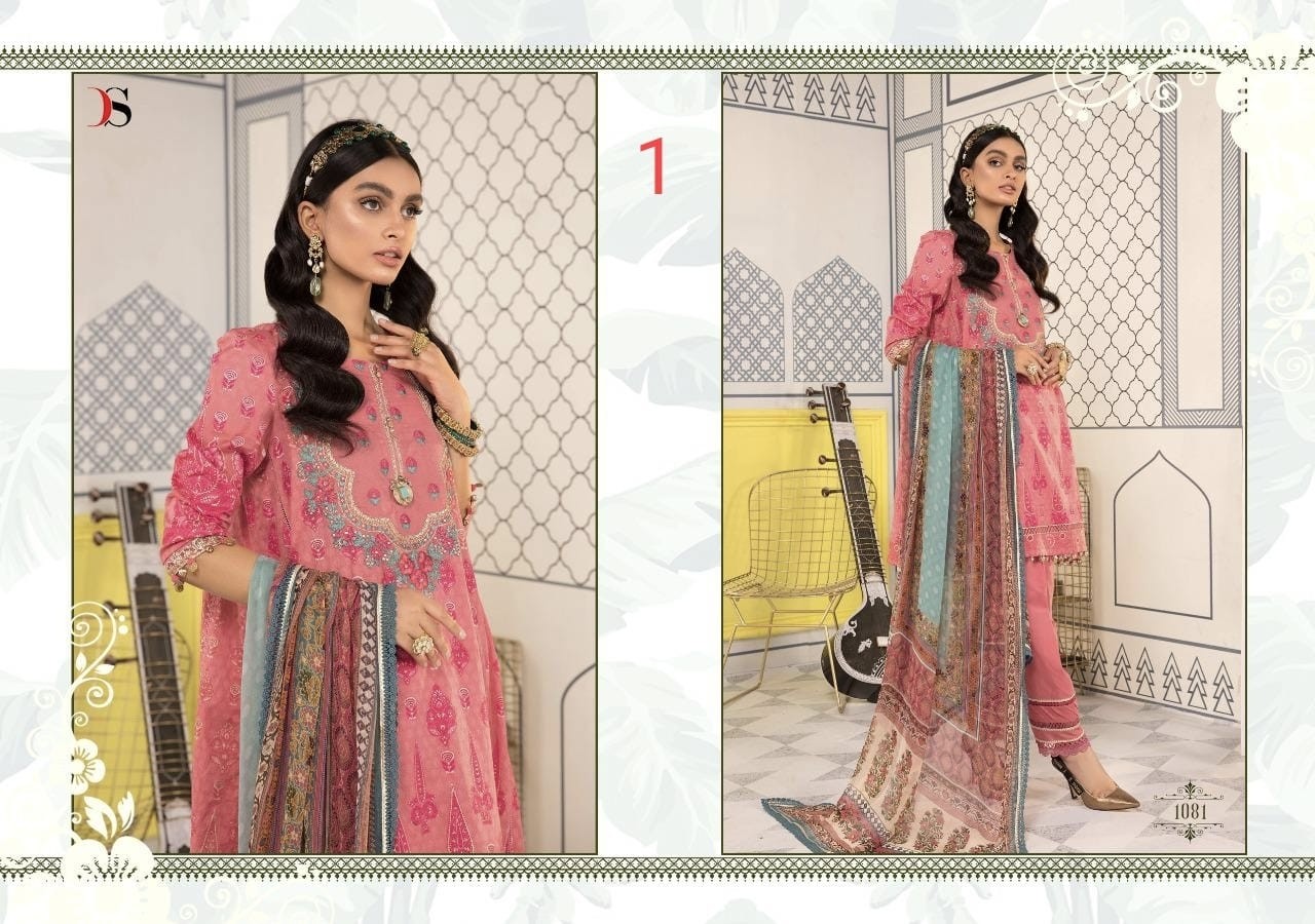 DEEPSY SUITS MARIYA B M-PRINT 1081 PAKISTANI SUITS BEST PRICE DEALER