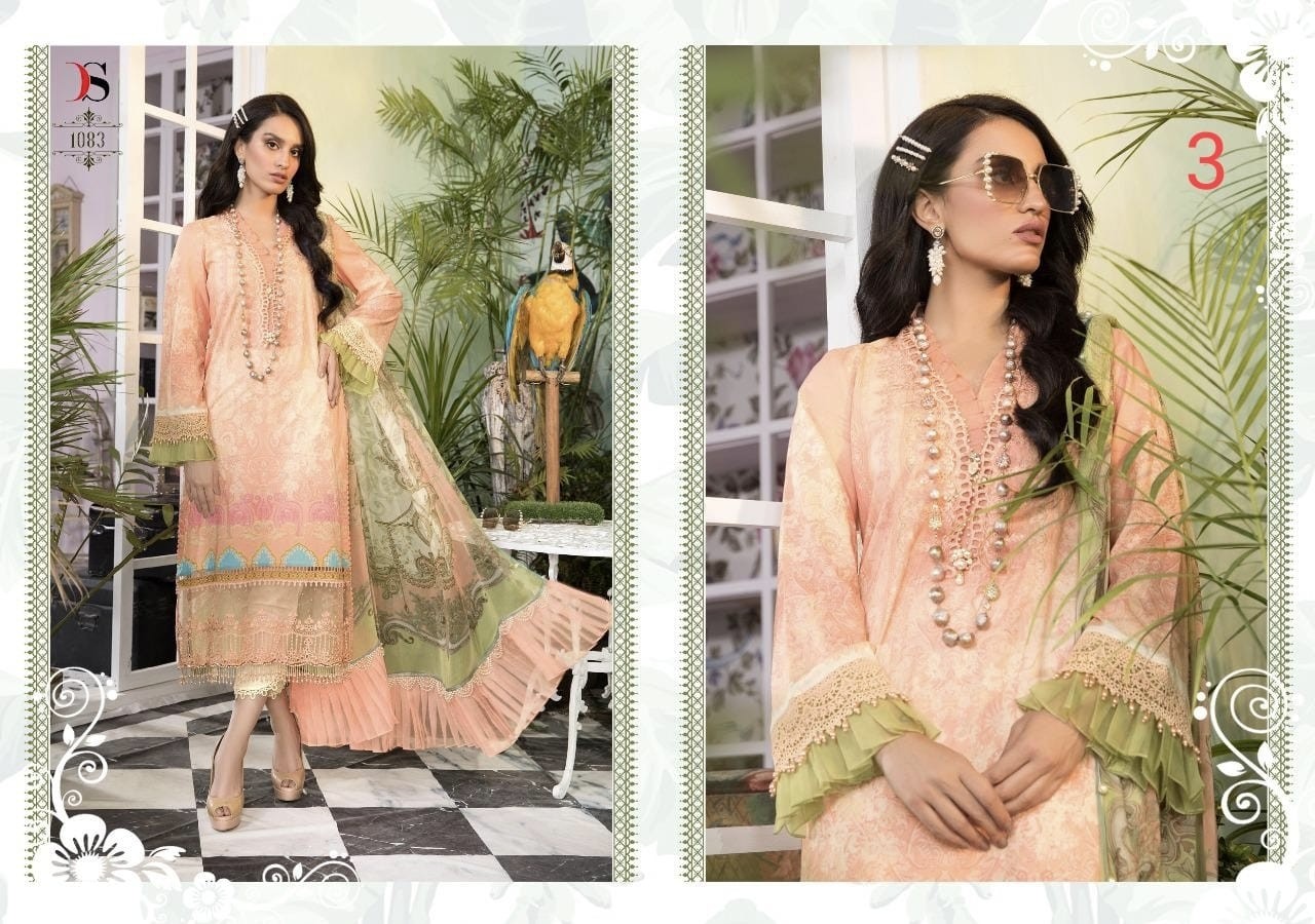 DEEPSY SUITS MARIYA B M-PRINT 1083 PAKISTANI SUITS BEST PRICE DEALER